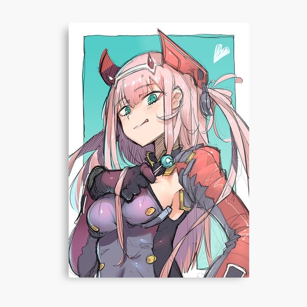 Darling in the FRANXX - Zero Two Metal Print