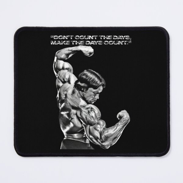 Item preview, Stoic Quote “Don't count the days, make the days count.” Arnold Schwarzenegger Fan art designed and sold by HuzaifaNaveedh.