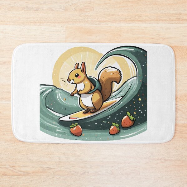 Item preview, Playful Squirrel Surfer designed and sold by omerfdln34.