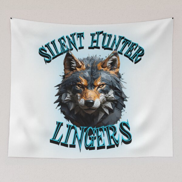 Item preview, Silent Hunter Lingers / Lone Wolf Motivation designed and sold by PolygonPinnacle.