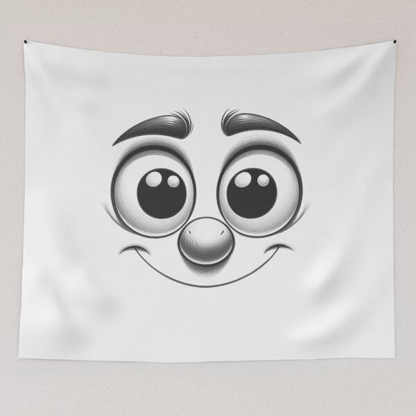 Item preview, Cheerful Whimsy The Art of Playful Expressions Cheerful Doodles A Funny and Simple Smile Sketch designed and sold by irek07.