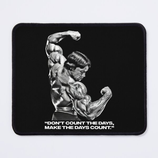 Item preview, Stoic Quote “Don't count the days, make the days count.” Arnold Schwarzenegger Fan art designed and sold by HuzaifaNaveedh.