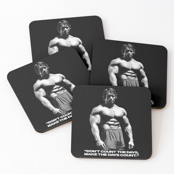 Item preview, Stoic Quote “Don't count the days, make the days count.” Arnold Schwarzenegger Fan art designed and sold by HuzaifaNaveedh.