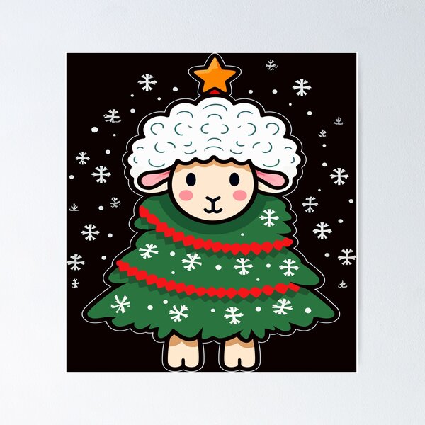 Item preview, Christmas Sheep designed and sold by creativellashop.
