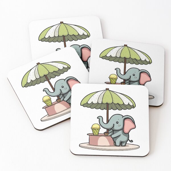 Item preview, Elephant Ice Cream Vendor designed and sold by omerfdln34.