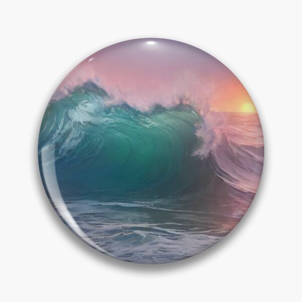 Item preview, Great wave and double sunset  designed and sold by treatsntrinkets.