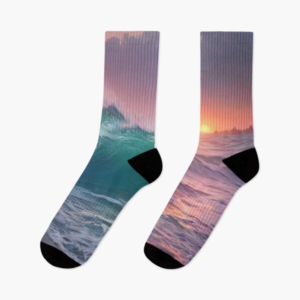 Item preview, Great wave and double sunset  designed and sold by treatsntrinkets.