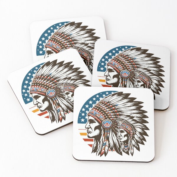 Item preview, Stylized Native American Indian Headdress designed and sold by elmartdesign.