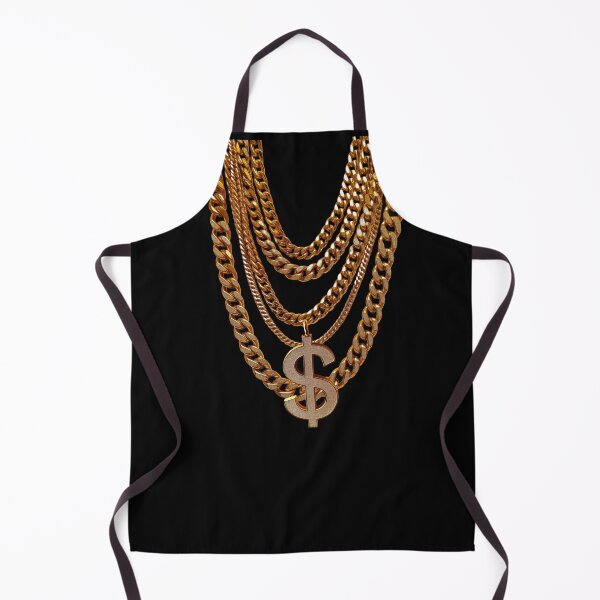 Item preview, Huge Gold Chain Bling Swag Dollar Sign Gag Joke Graphic Gift designed and sold by PrintShangri-La.