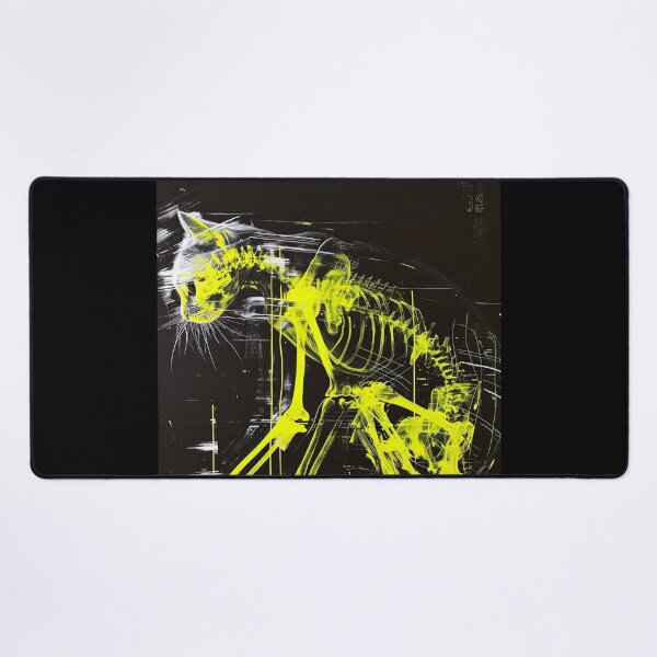 Item preview, X-ray Cat - Neon Cat Scan designed and sold by Splatter-arts.