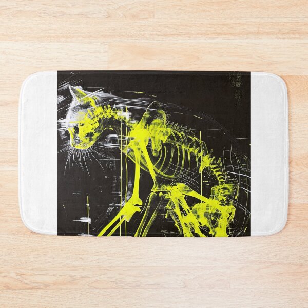 Item preview, X-ray Cat - Neon Cat Scan designed and sold by Splatter-arts.