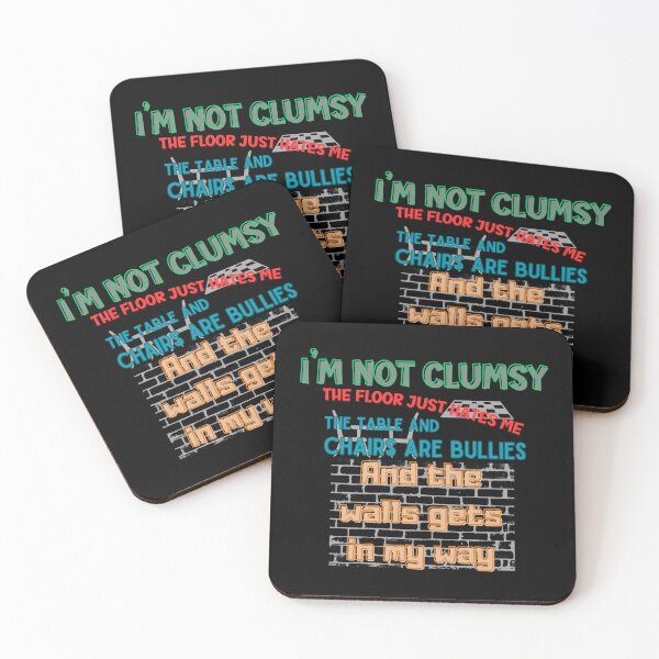 Item preview, I'm not clumsy funny t-shirt designed and sold by THISisIT-eshop.