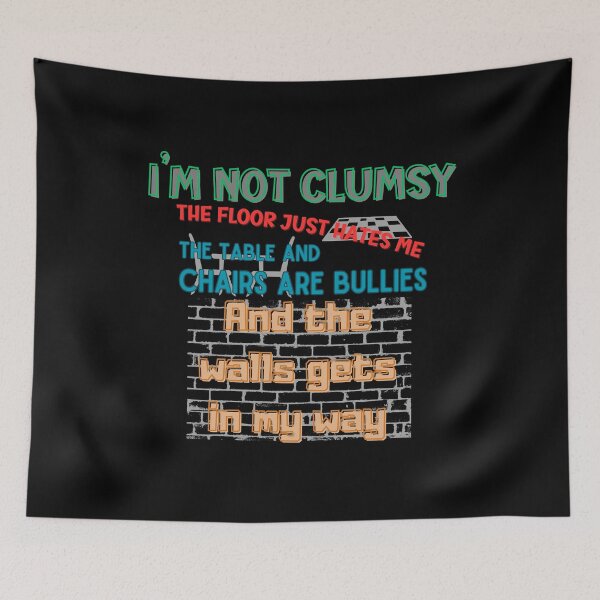 Item preview, I'm not clumsy funny t-shirt designed and sold by THISisIT-eshop.