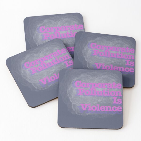 Item preview, Corporate Pollution Is Violence Text with Smog - Activism designed and sold by jolabrese.