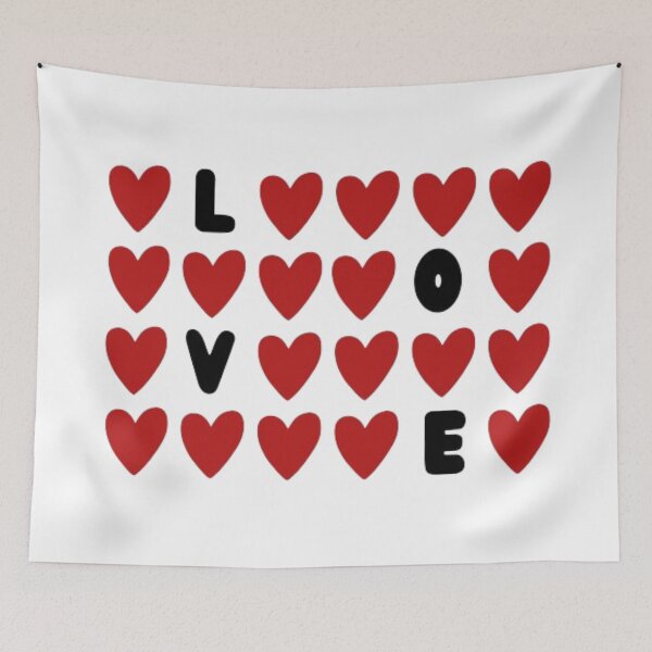 Artikelvorschau, Liebe rote Herzen, Valentinstag entworfen und verkauft von printmala.