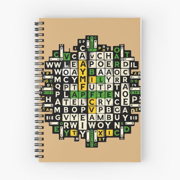 Item preview, "Wordle Circuit Brain Teaser Art" designed and sold by ChromaticBlend.