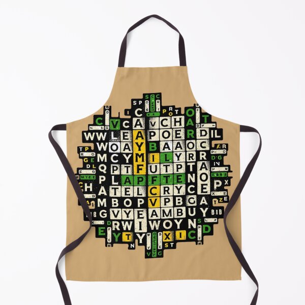 Item preview, "Wordle Circuit Brain Teaser Art" designed and sold by ChromaticBlend.
