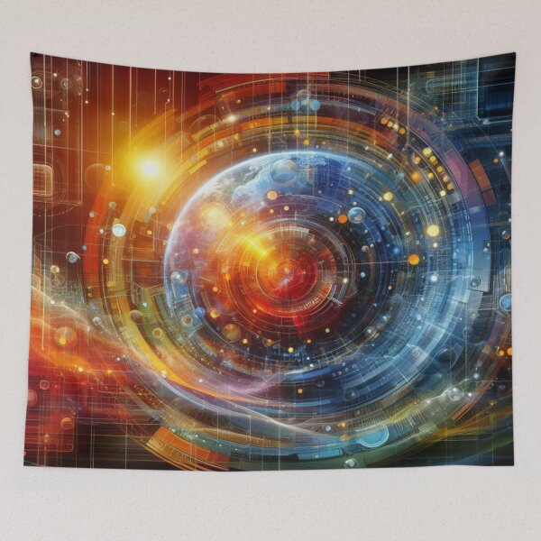 Item preview, Cosmic Whirlwind of Light and Color Symphony designed and sold by Lyavalio.
