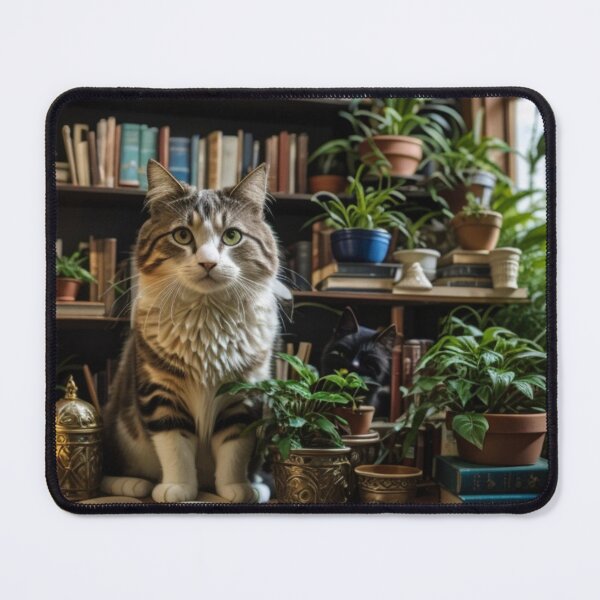 Item preview, Cat in a bookshelves designed and sold by diogogarmatz.