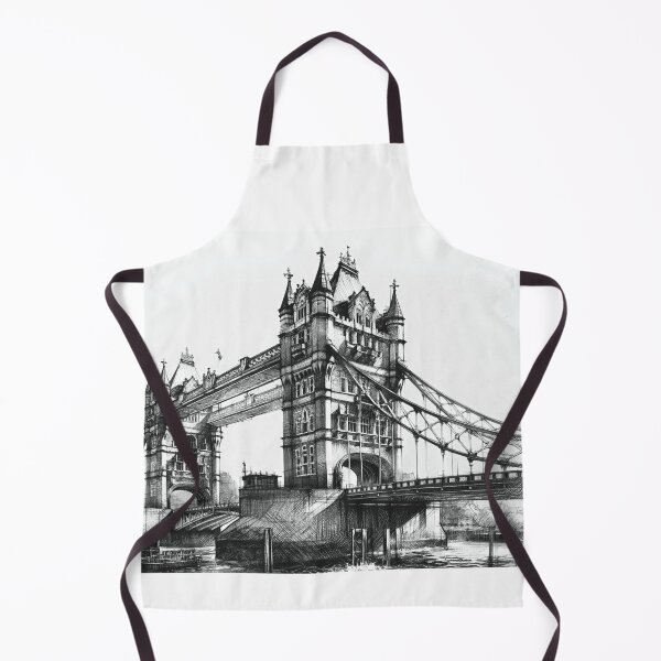 Item preview, Architectural Majesty Tower Bridge in Charcoal Sketch designed and sold by irek07.