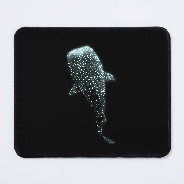 Item preview, Glowing Blue Neon Whale Shark Optical illusion designed and sold by lachataigne.