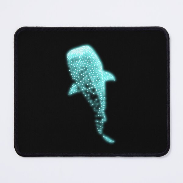 Item preview, Glowing Blue Neon Whale Shark Optical illusion designed and sold by lachataigne.