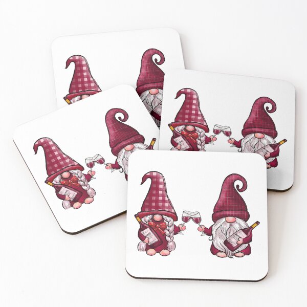 Item preview, Red gnomes with wine designed and sold by ArtemisDesignss.