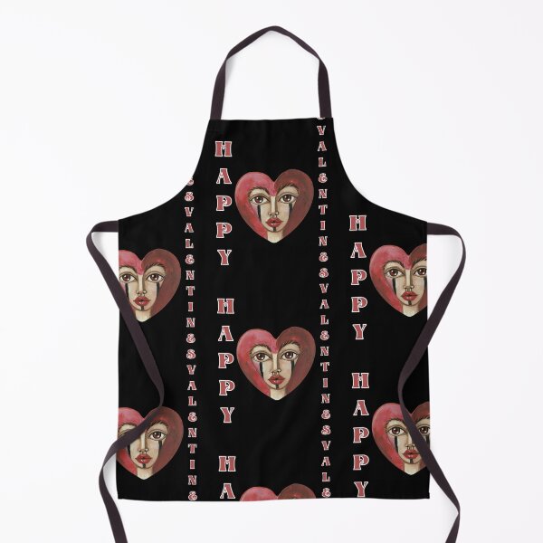 Item preview, Happy valentines with heart and face in frida kahlo style for valentines day gifts designed and sold by thankful-loco.