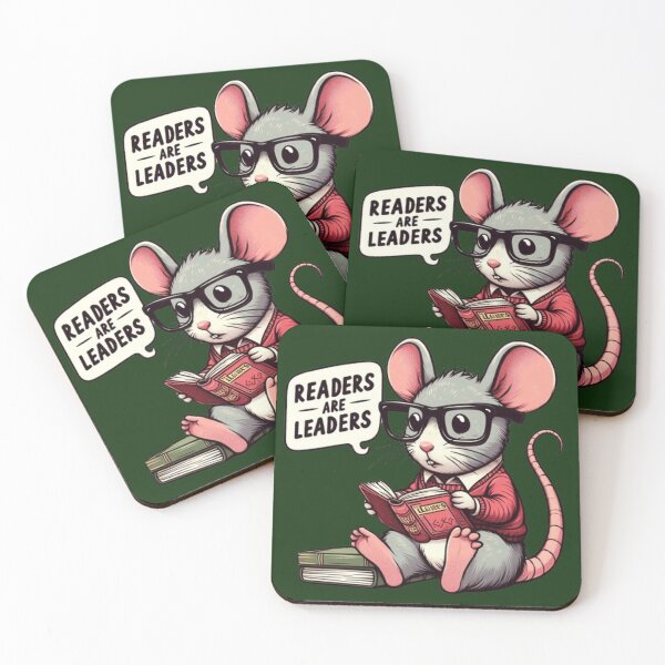 Item preview, Readers and leaders cute mouse reading books designed and sold by Culmika.