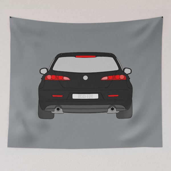 Item preview, Alfa Romeo 159 SW rear view black designed and sold by EdimDesign.