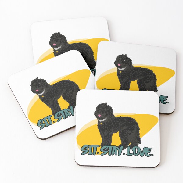 Item preview, Sit Stay Love Cute Doodle Dog designed and sold by EllamaeRose.