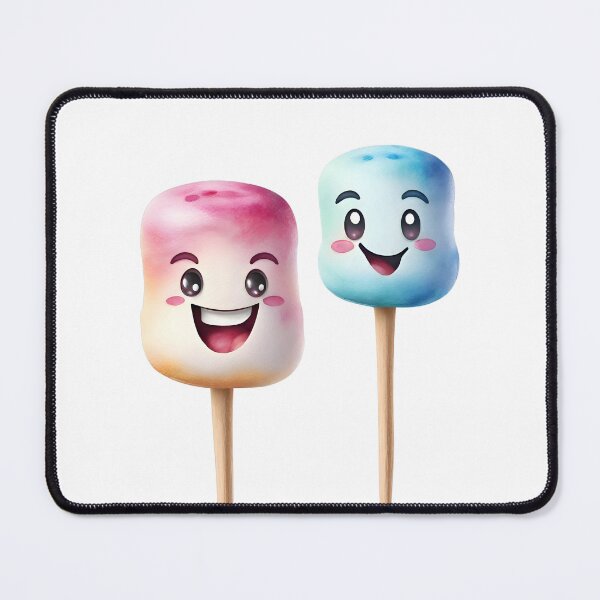 Item preview, Cute Marshmallow on Stick designed and sold by CuteAndAesthetic.