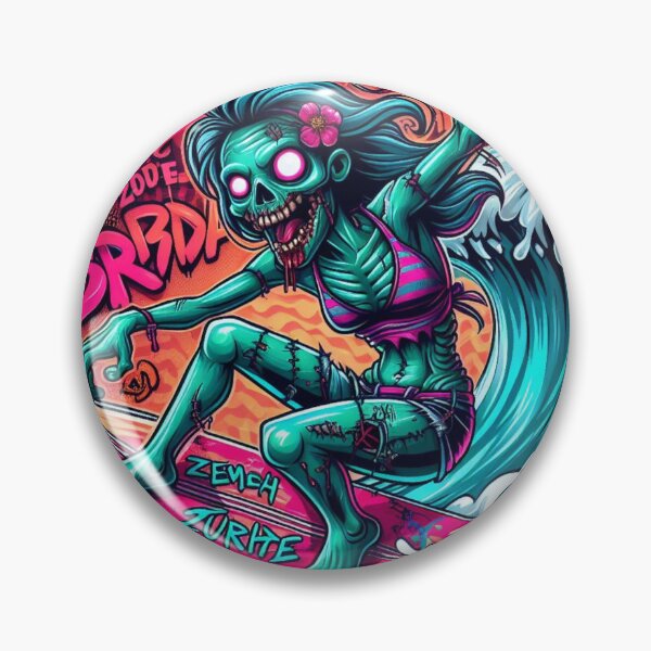Item preview, Zombie surfer designed and sold by ArtDirty.