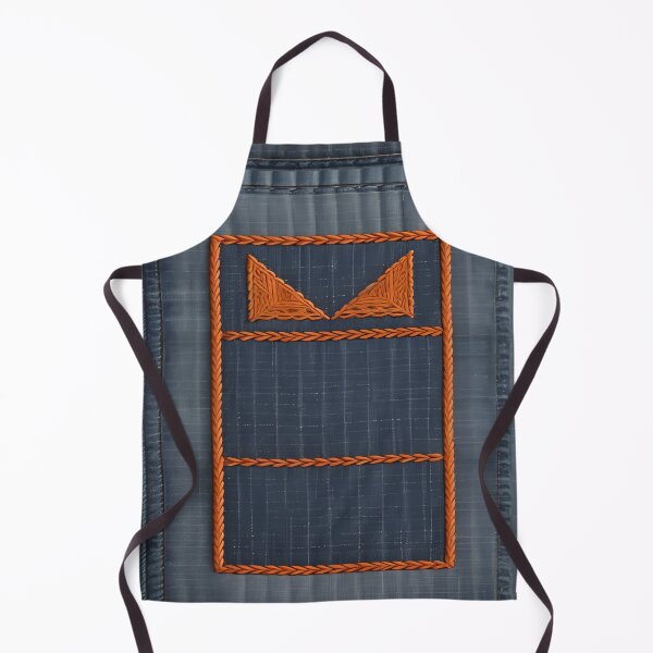 Item preview, Jeans clothes, orange embroidered 3 designed and sold by Kader101.