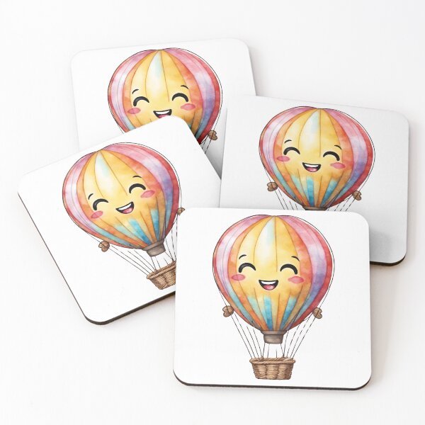 Item preview, Kawaii Hot Air Balloon designed and sold by CuteAndAesthetic.