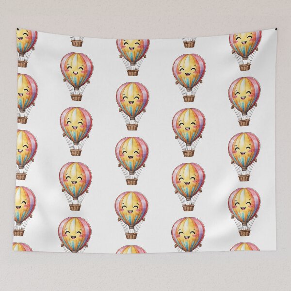 Item preview, Kawaii Hot Air Balloon designed and sold by CuteAndAesthetic.