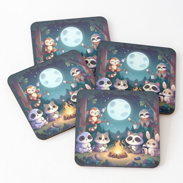 Item preview, Full moon animal party designed and sold by Kostropysz.