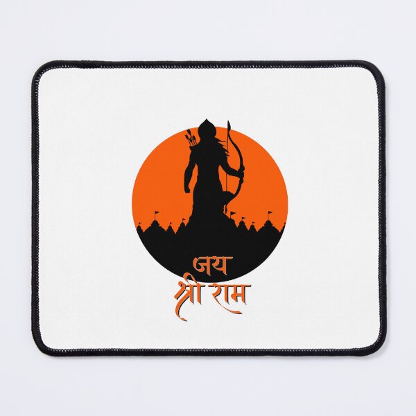 Item preview,  Jai Shree Ram- white background designed and sold by mndesignworx.