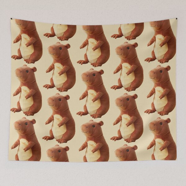 Item preview, Cute plush capybara toy, Cuddly Capy designed and sold by EmeraldeaArt.