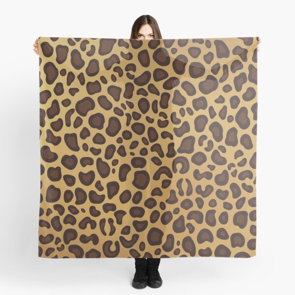 Leopard Cheetah animal spots Scarf