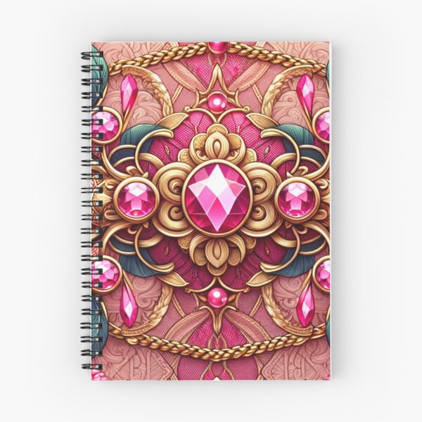 Item preview,  Luxury Floral Chain Digital Art In Pink designed and sold by mymagicstoreus.