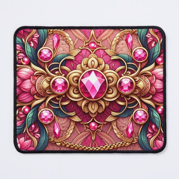 Item preview,  Luxury Floral Chain Digital Art In Pink designed and sold by mymagicstoreus.
