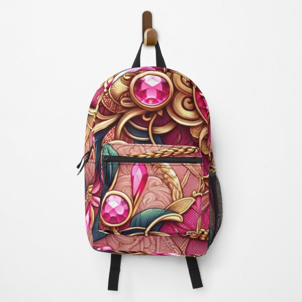 Item preview,  Luxury Floral Chain Digital Art In Pink designed and sold by mymagicstoreus.