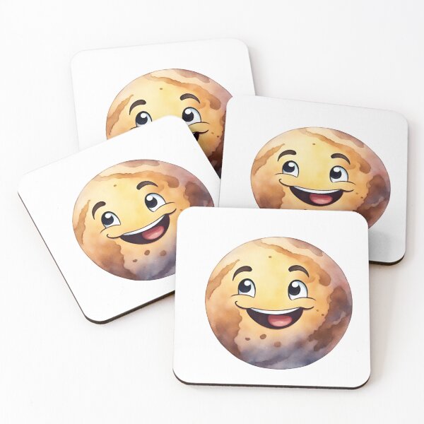Item preview, Grinning Pluto designed and sold by CuteAndAesthetic.