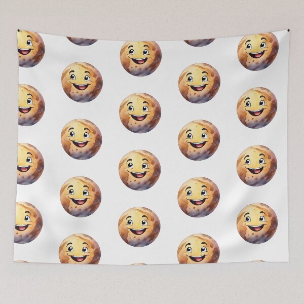 Item preview, Grinning Pluto designed and sold by CuteAndAesthetic.