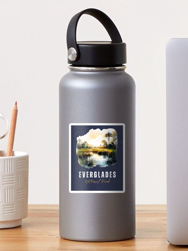 Thumbnail 1 of 3, Sticker, Everglades U.S. National Park Florida designed and sold by jouvaygifts.