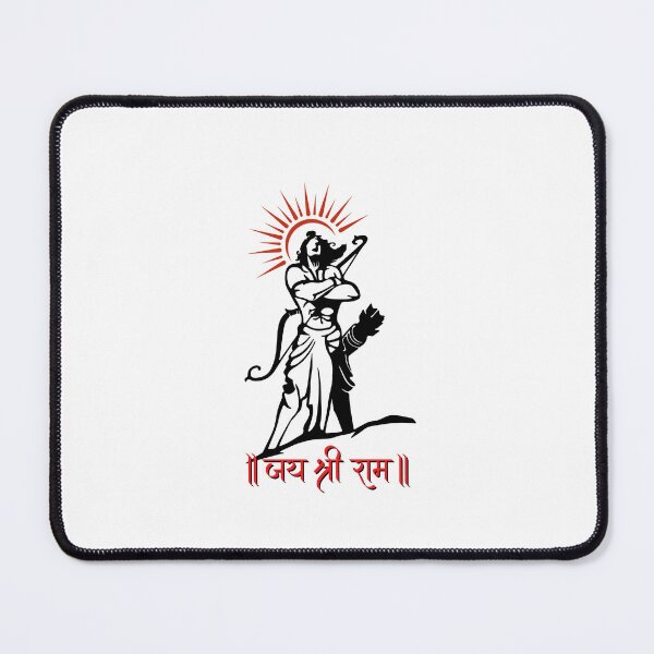 Item preview, Copy of Jai Shree Ram- white background designed and sold by mndesignworx.