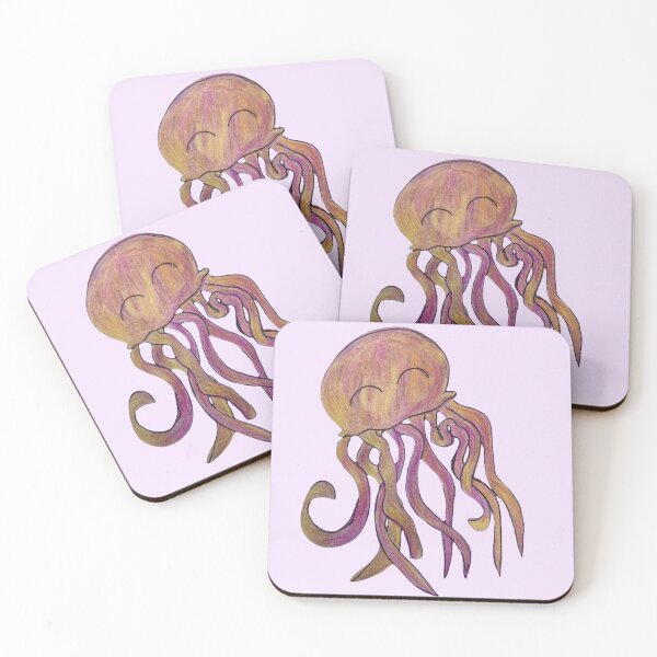 Item preview, Yellow Pink and Purple Jellyfish designed and sold by TheWorldFamous.