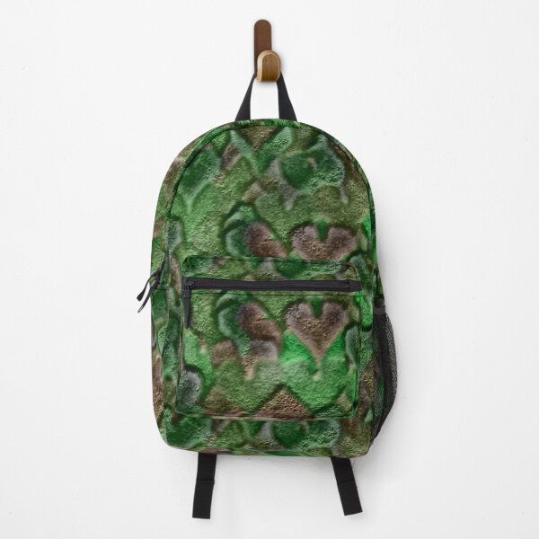 Item preview, 3D Green and Brown Camo Heart Carving Pattern designed and sold by TheRulerofEarth.