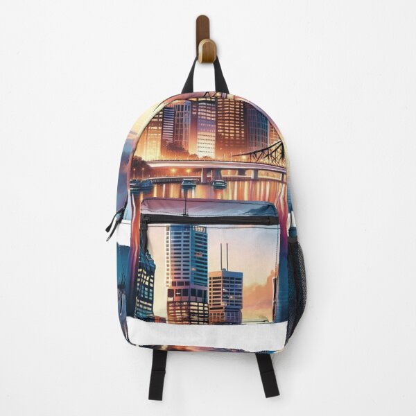 Item preview, Brisbane Inspired Dusk Reflections on the River City Things To Do designed and sold by irek07.